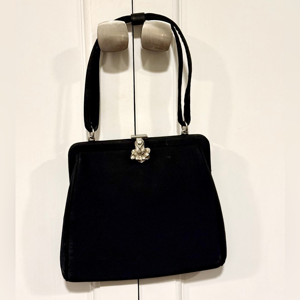 After Five Vintage Night Out Purse/Clutch with Rose Clasp (Made In USA)